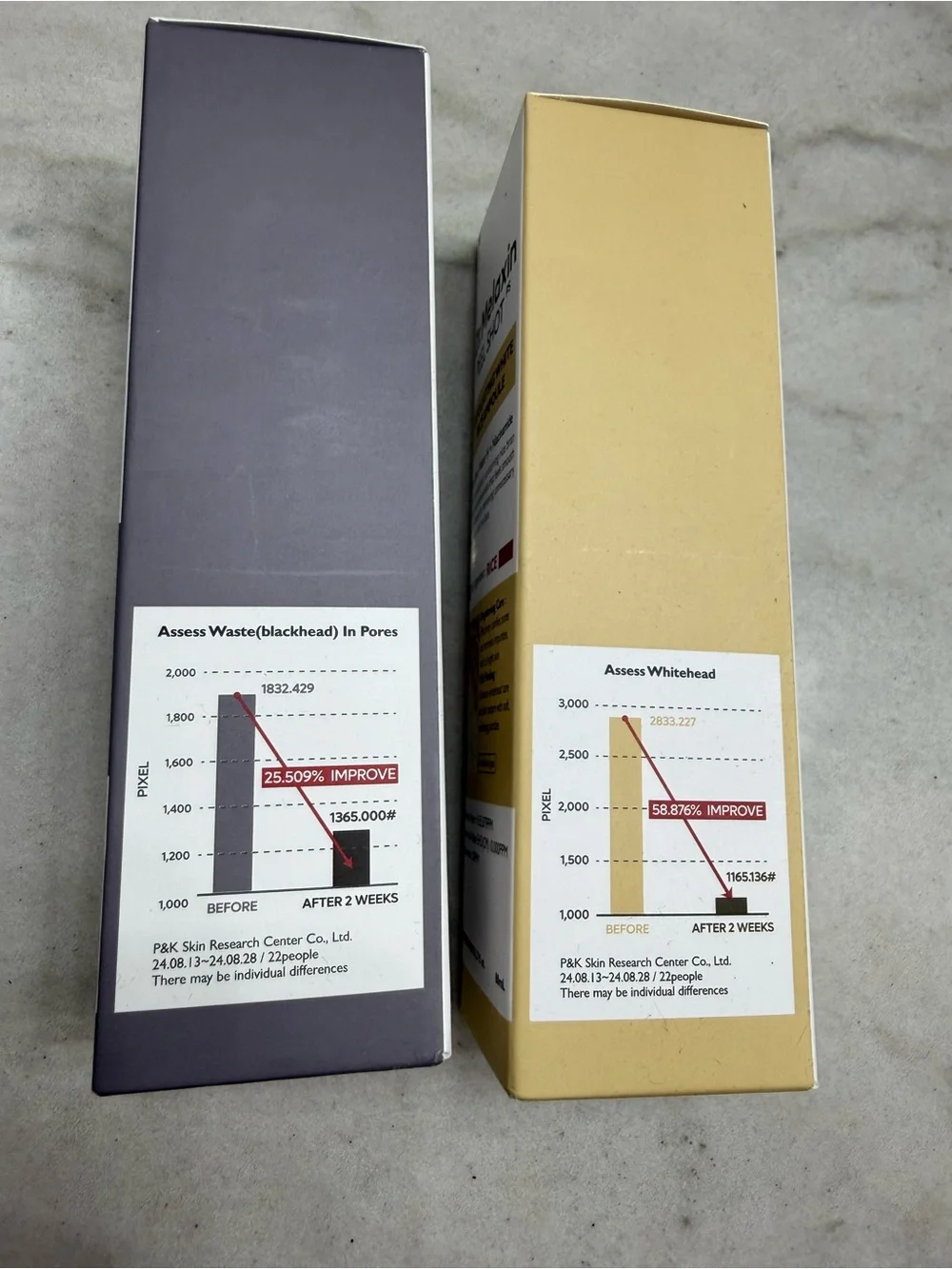 Peel Shot Exfoliating Ampoule Set - White & Black -NIB-